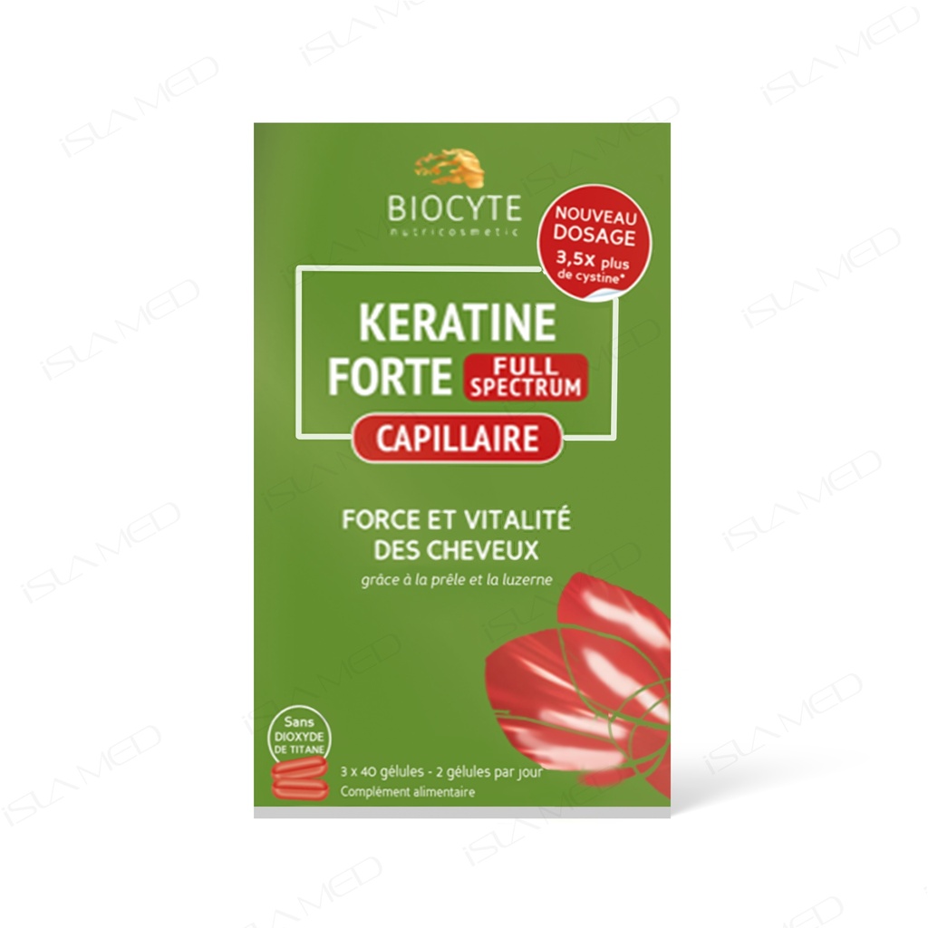 Biocyte Keratine Forte Full Spectrum - 40 Capsules