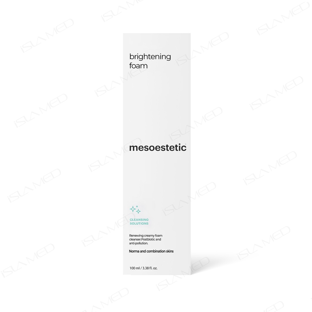 mesoestetic brightening foam