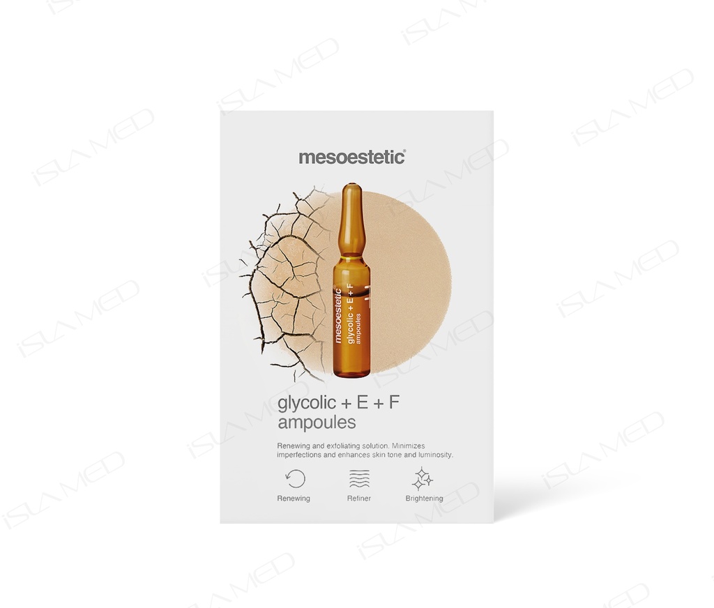 mesoestetic glycolic + E + F ampoules