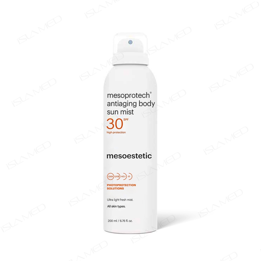 mesoestetic mesoprotech antiaging body sun mist