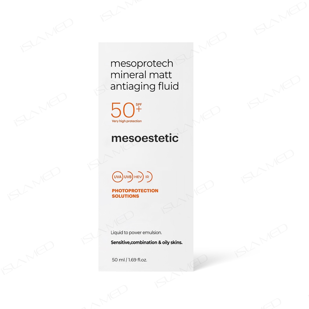 Mesoestetic Mesoprotech Mineral Matt Antiaging Fluid 50+