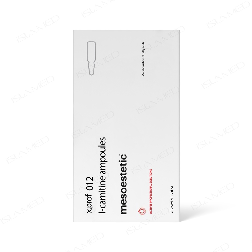 mesoestetic x.prof 012 l-carnitine 20x5ml