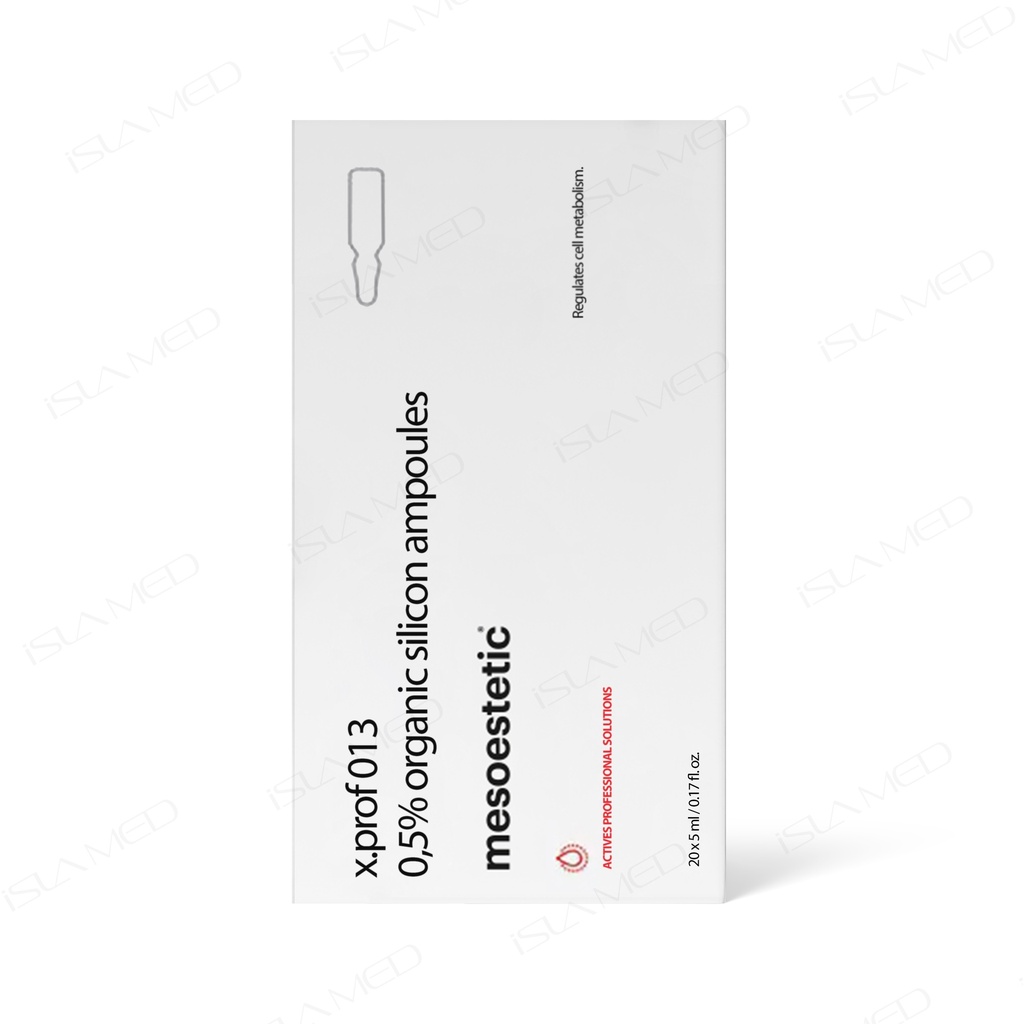 mesoestetic x.prof 013 organic silicon 0,5% 20x5ml