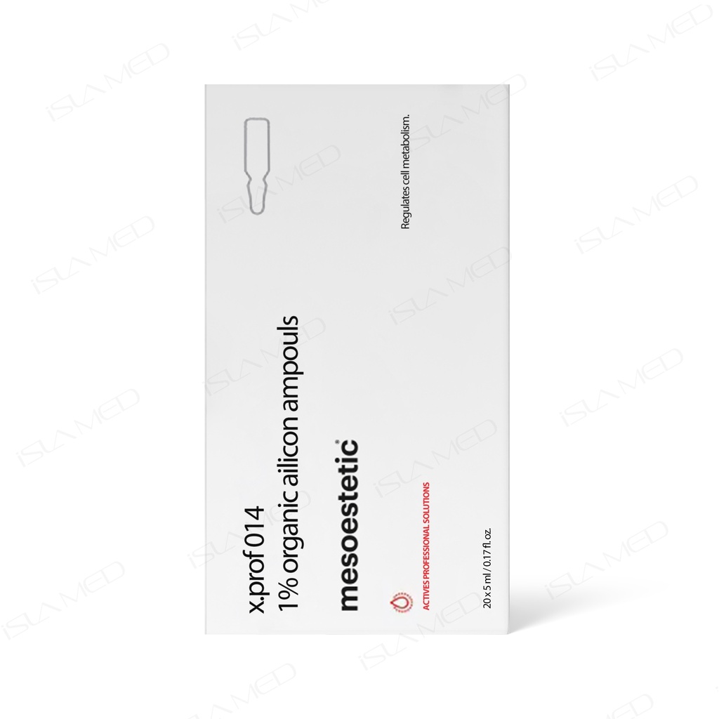 mesoestetic x.prof 014 organic silicon 1% 20x5ml