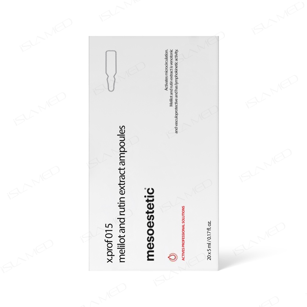 mesoestetic x.prof 015 melilot and rutin extract 20x2ml