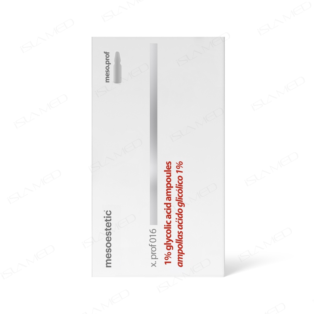 mesoestetic x.prof 016 glycolic acid 1% 20x2ml
