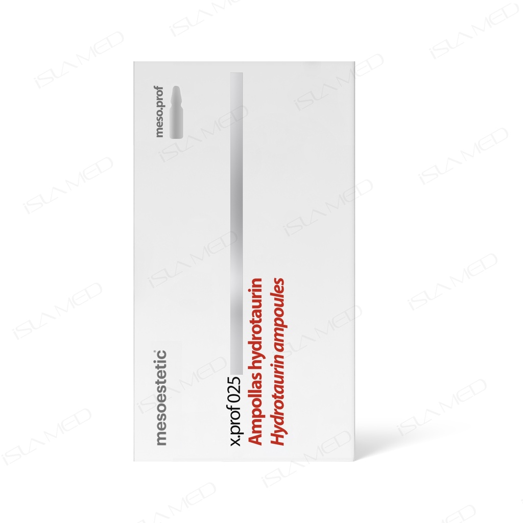 mesoestetic x.prof 025 hydrotaurin 20x5ml