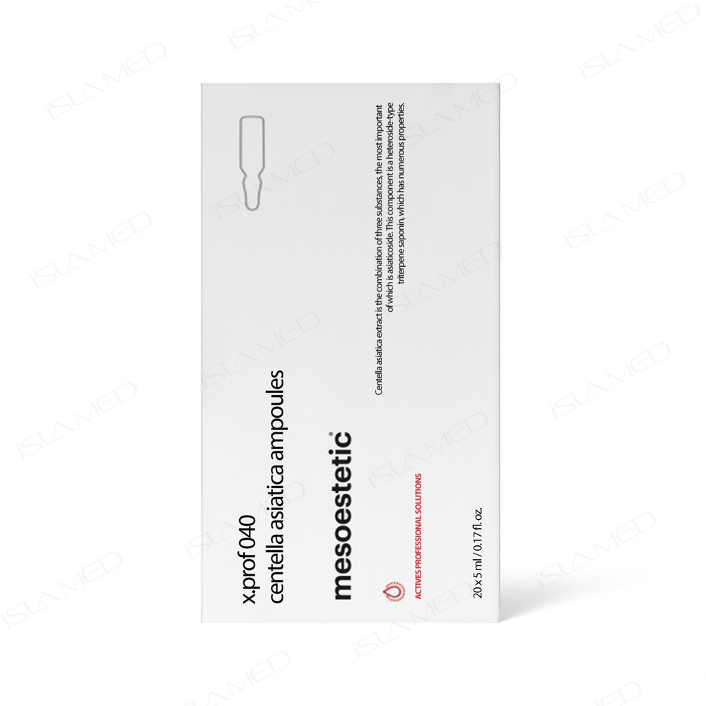 mesoestetic x.prof 040 centella asiatica 20x2ml
