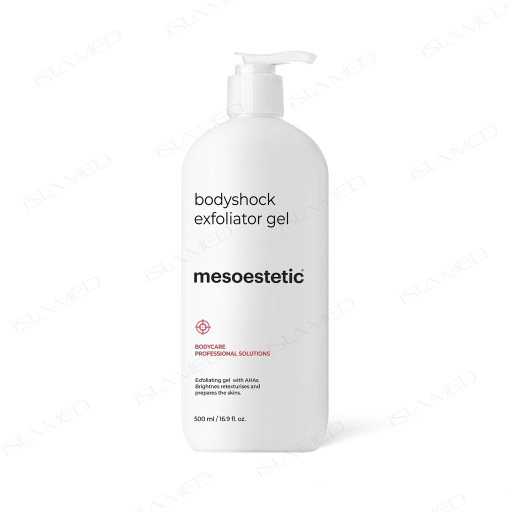 mesoestetic bodyshock exfoliator gel