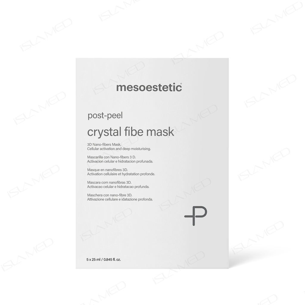 mesoestetic post-peel crystal fiber mask